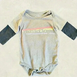 Pink Floyd newborn long sleeve romper